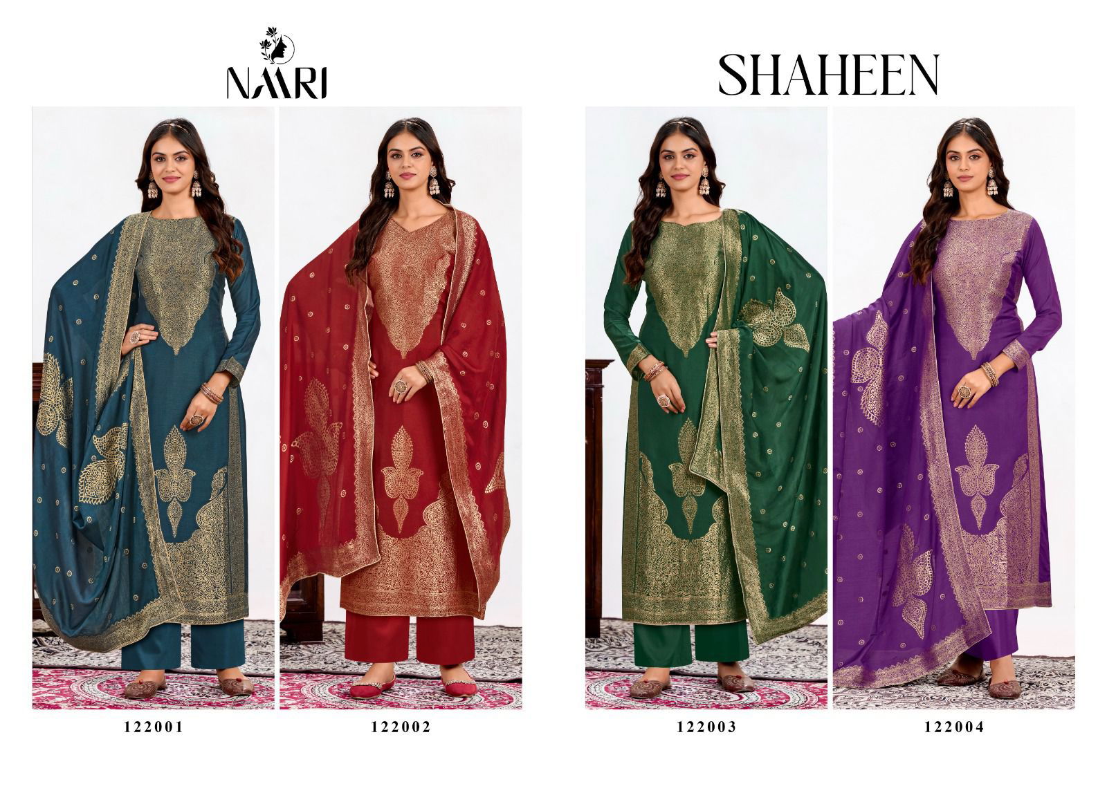 Shaheen By Naari Muslin Viscose Salwar Kameez Wholesalers In Delhi