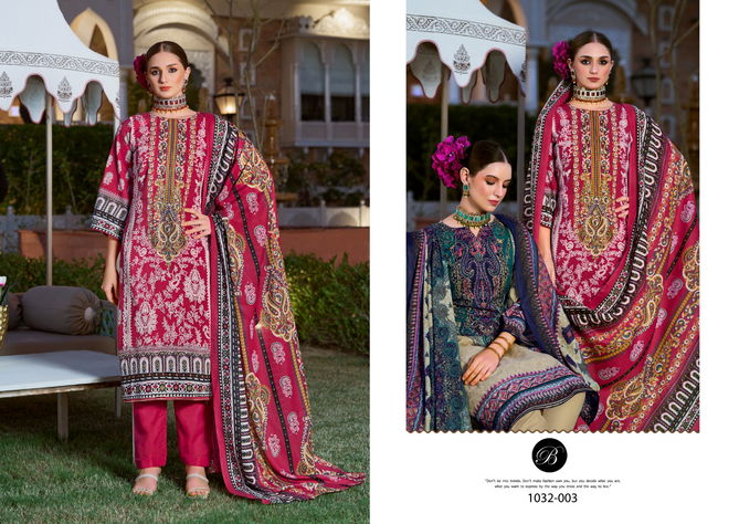 Charizma By Belliza Cotton Printed Dress Material Exporters In India