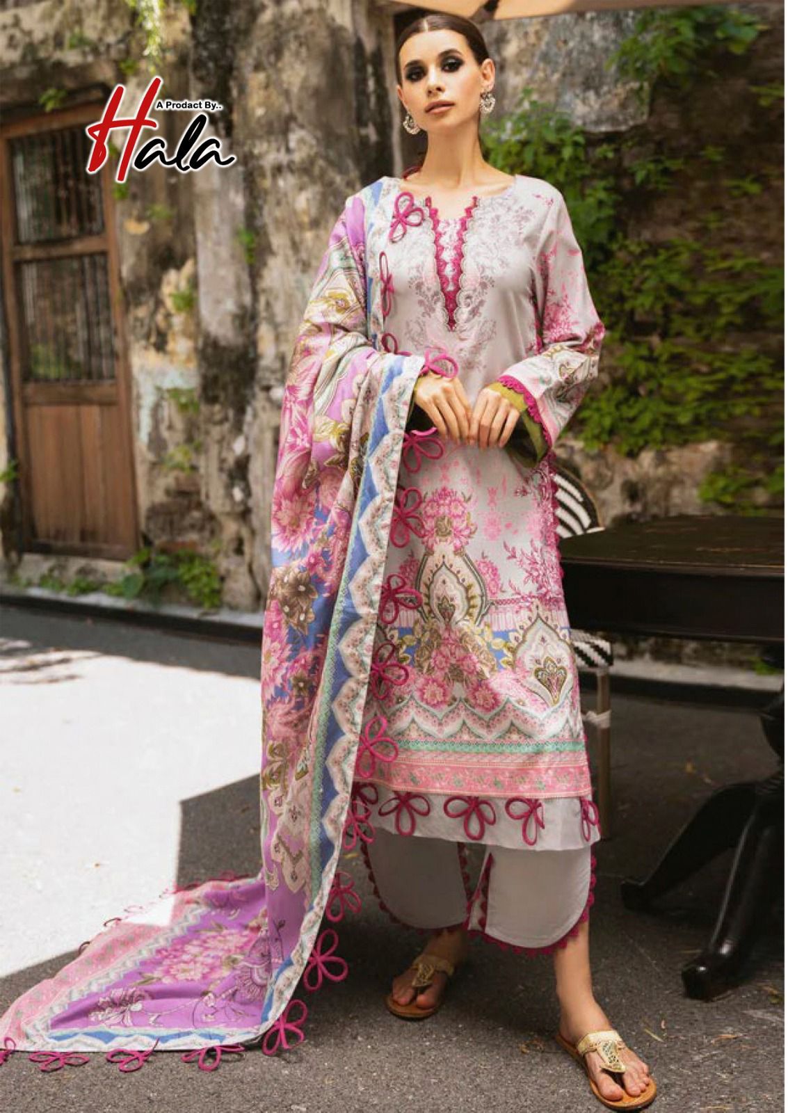 Rang Rasiya Vol 2 By Hala Cotton Printed Pakistani Dress Material Suppliers In India