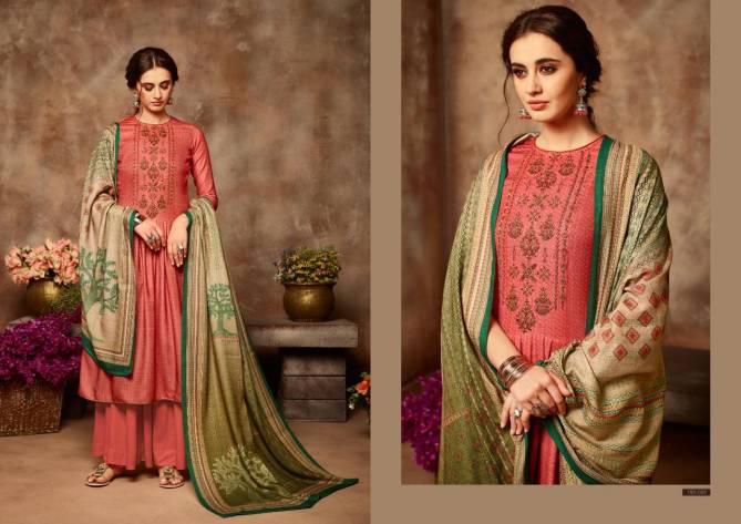 Yasmin Latest Designer Party Wear Pure Pashmina Work With Pure Kashmiri Wool Digital Printed Dupatta 