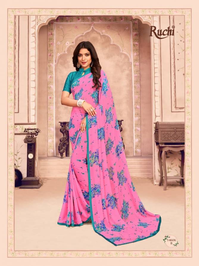 Ruchi Nimayaa 11th Edition Casual Daily Wear Georgette Printed Saree Collection