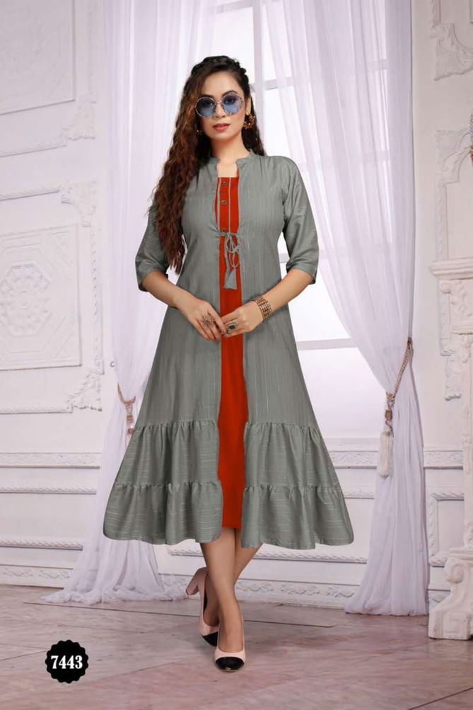 Beauty Queen Ladali 2 Fancy Designer Party Wear Rayon Kurti Collection