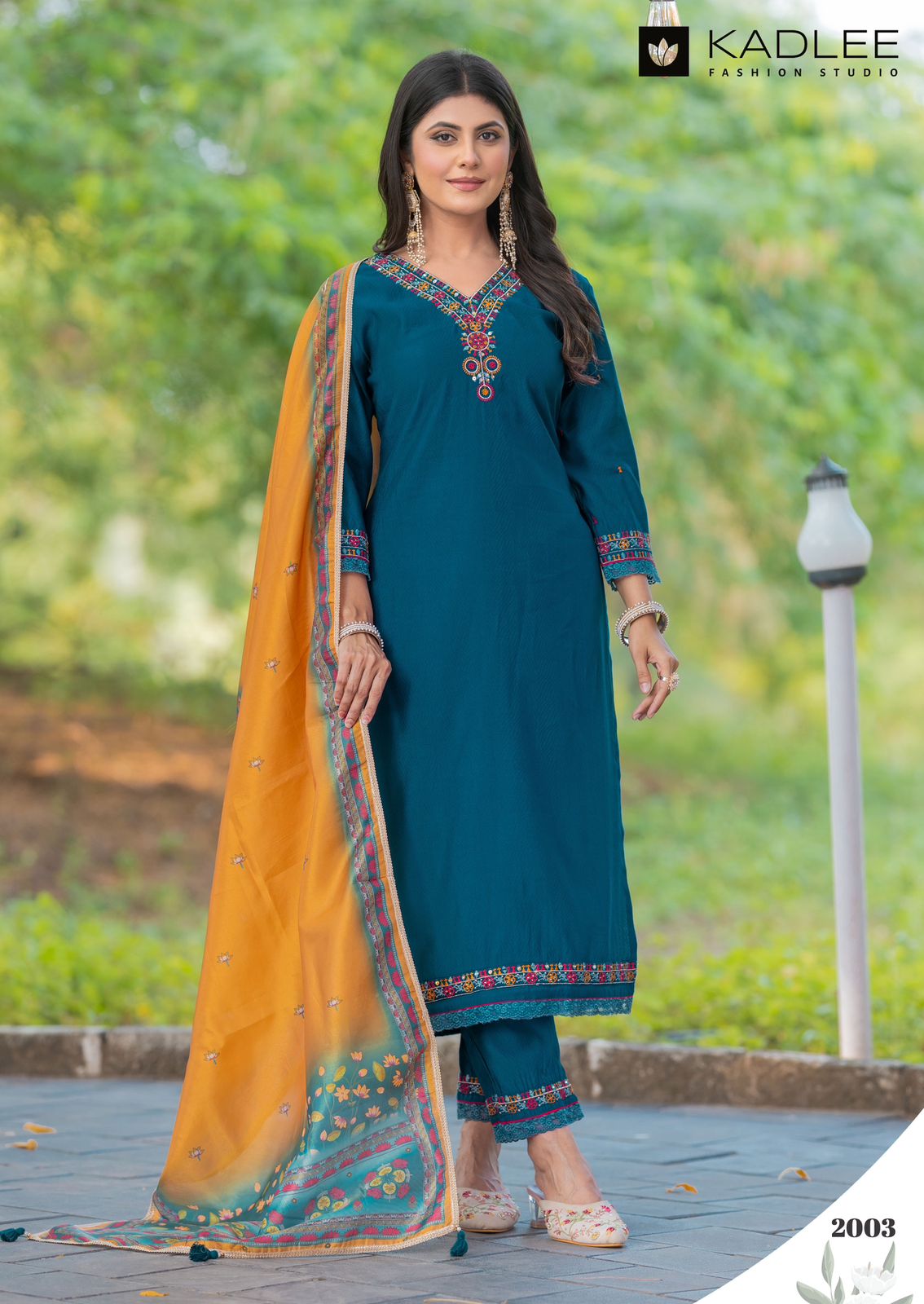 Nirvana By Kadlee Viscose Kurti With Bottom Dupatta Wholesale In India