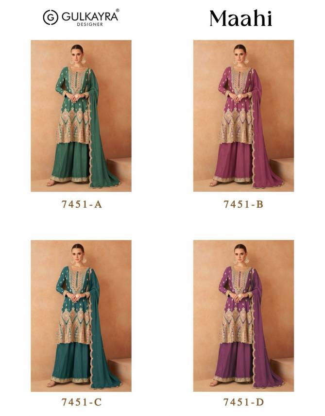 Maahi By Gulkayra Chinon Readymade Suits Exporters In India