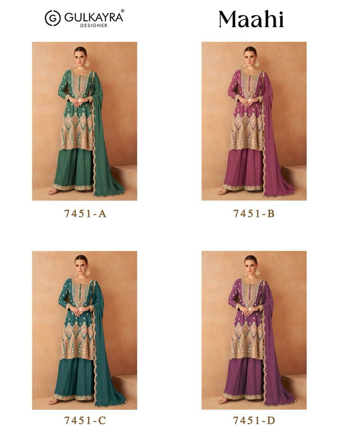 Maahi By Gulkayra Chinon Readymade Suits Exporters In India