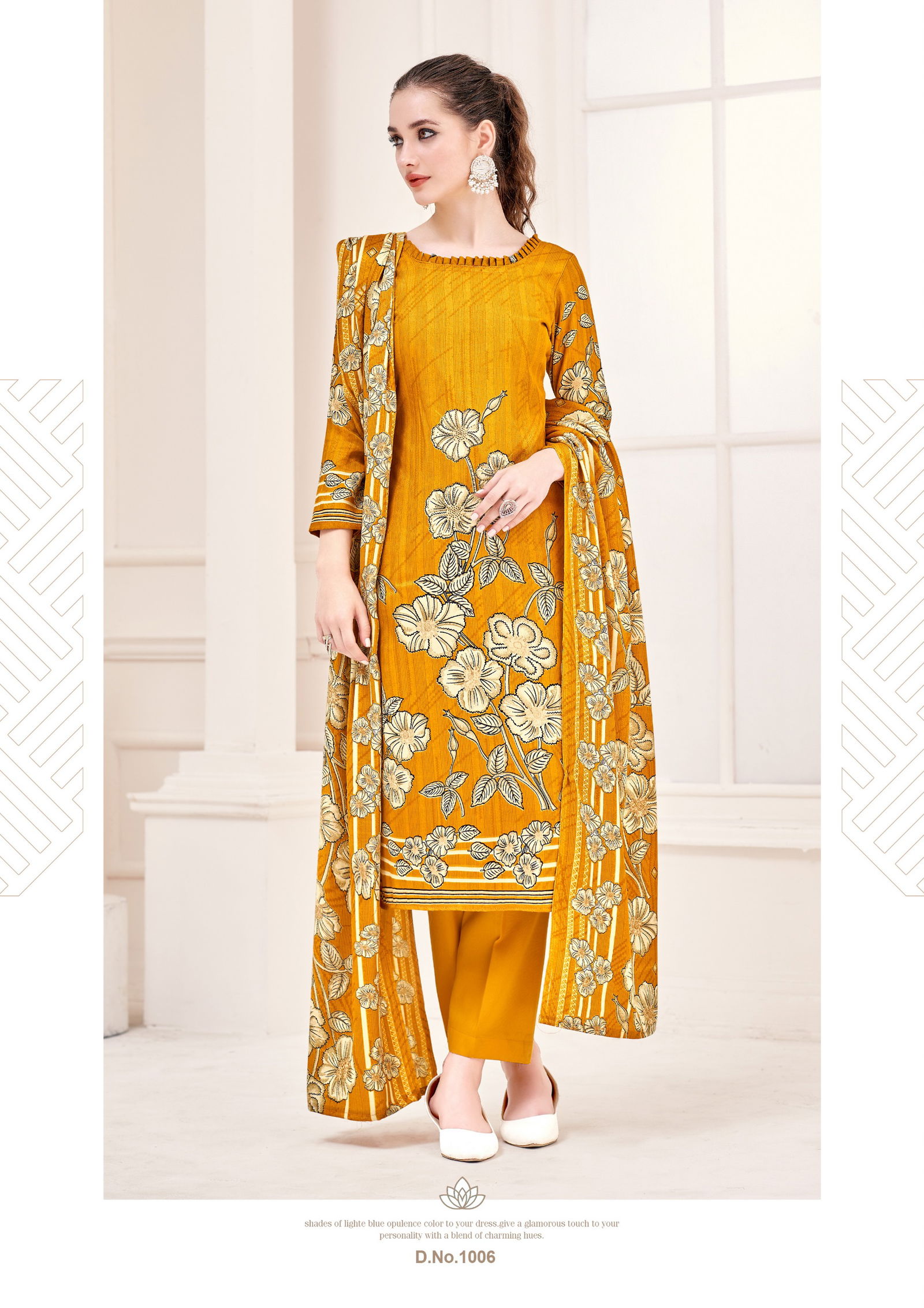 Nusrat By Roli Moli Pashmina Printed Dress Material Suppliers In India