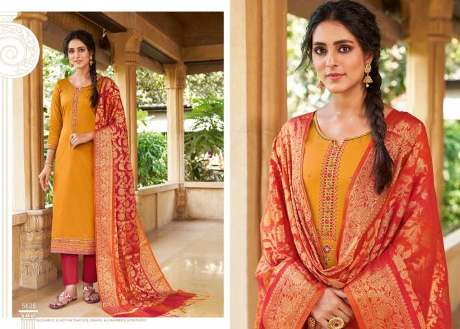 KESSI PARNITA VOL-5 Latest Fancy Designer Festive Wear Jam Silk with Heavy Work Salwar Suit Collection 