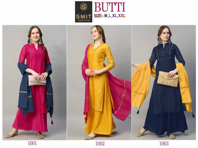 Butti By Poonam Readymade Kurti With Bottom Dupatta Catalog