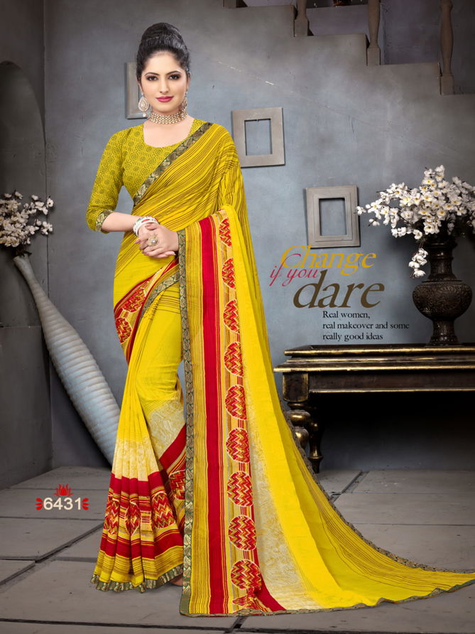 Haytee Advance Booking 12 Latest Daily Wear Heavy Dani Printed Saree Collection