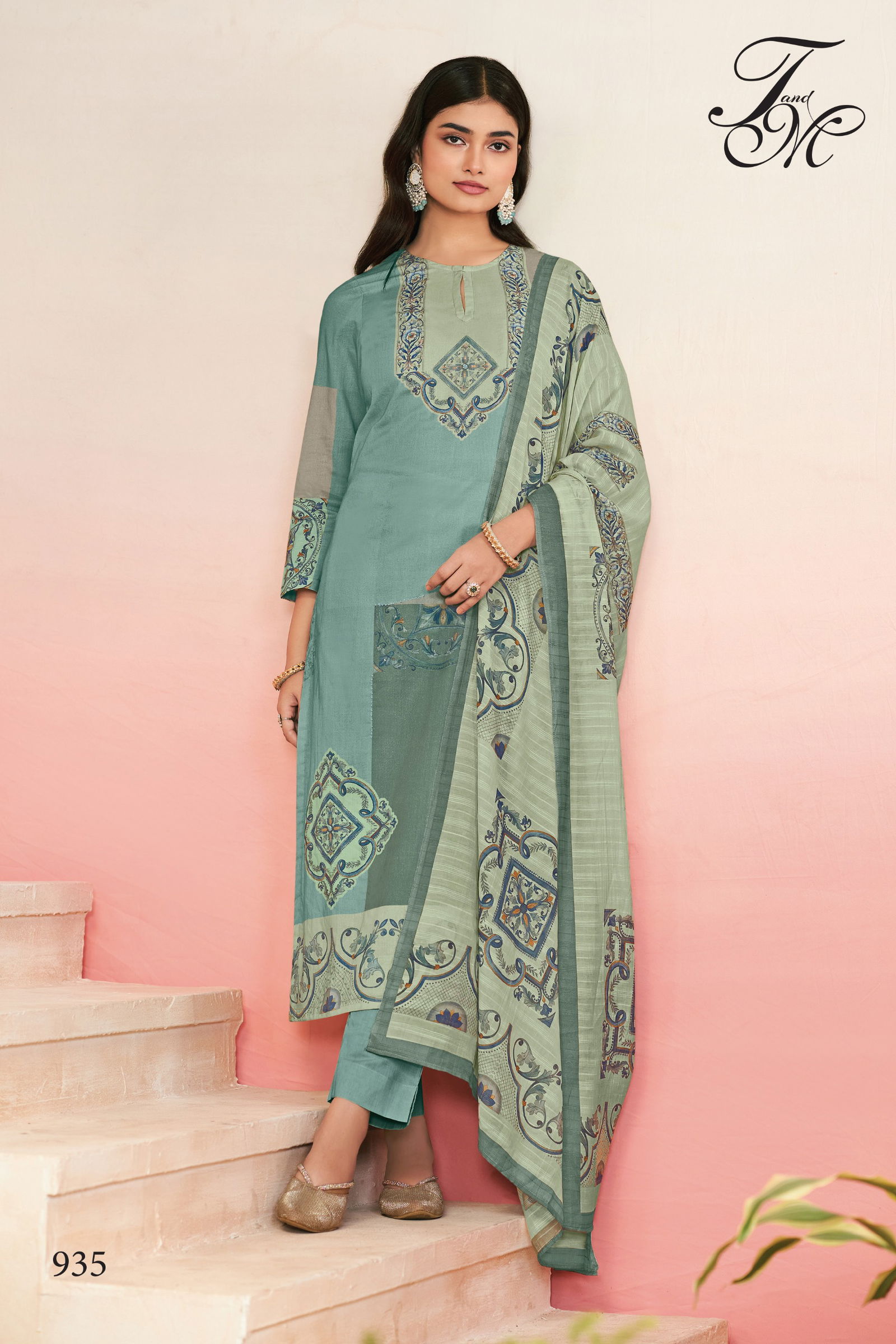 Raheela By T&M Lawn Cotton Dress Printed Material Wholesale Shop In Surat