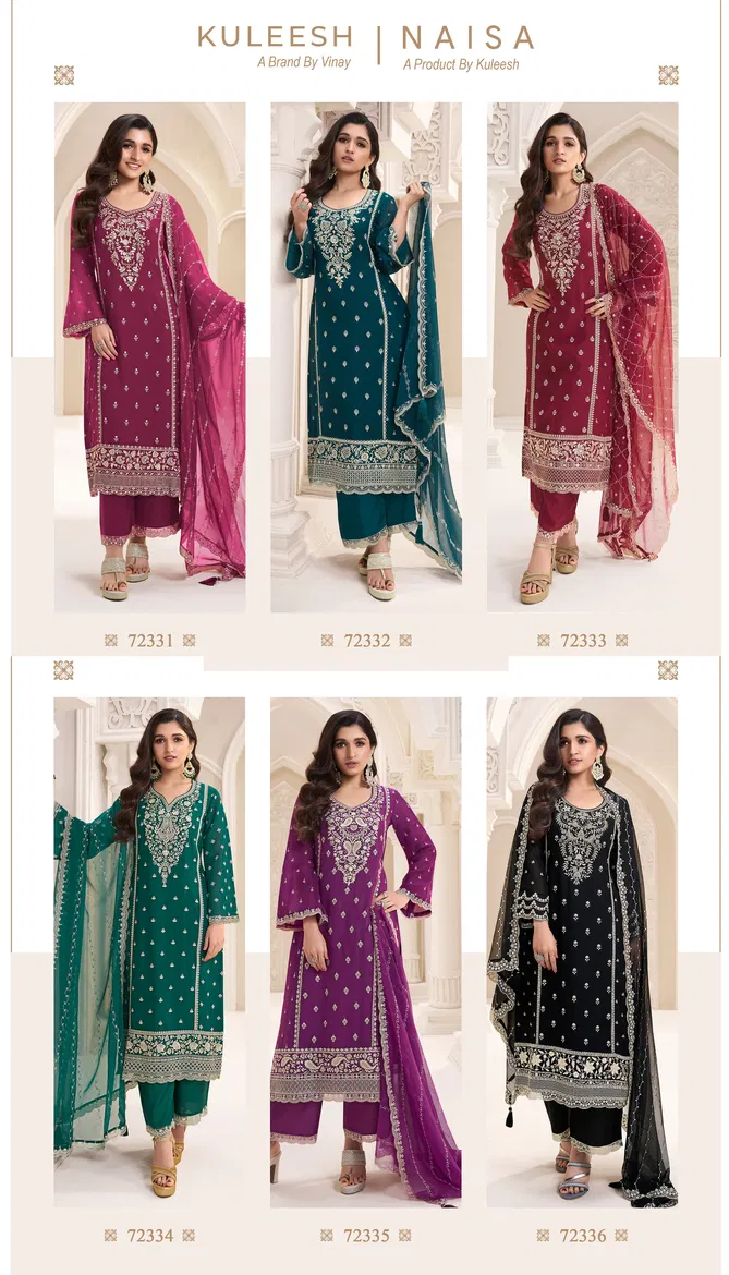 Vinay Kuleesh Naisa Designer Salwar Kameez Wholesale Shop In Surat