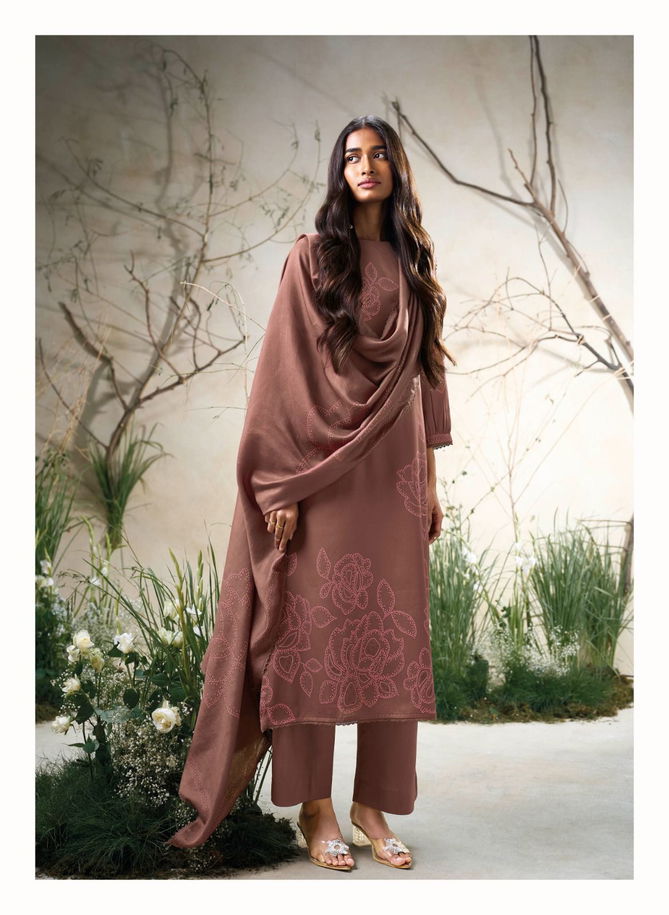 Sencia By Ganga Cotton Silk Satin Dress Material Exporters In India