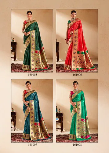 Panihari By Rajpath Paithani Silk Wedding Wear Saree Wholesale In India