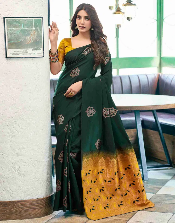 KT 136 Designer Banarasi Soft Silk Sarees Wholesale Price In Surat