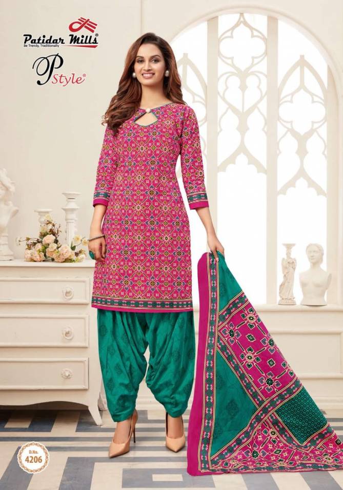 Patidar P Style 42 Latest fancy Designer Regular Wear Printed Cotton Collection