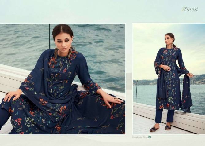 Sahiba Bunai Latest Designer Piece Pure Pashmina Digital Printed With Hand Work Salwar Suit Collection 