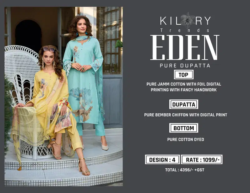 Eden By Kilory Jam Cotton Printed Wholesale Salwar Kameez Suppliers In Mumbai