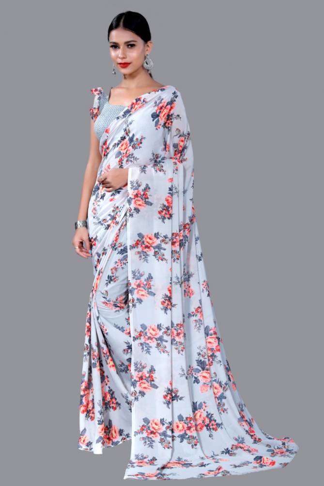 Anarika 25 Latest Fancy Regular Casual Wear Floral Printed Georgette Sarees Collection
