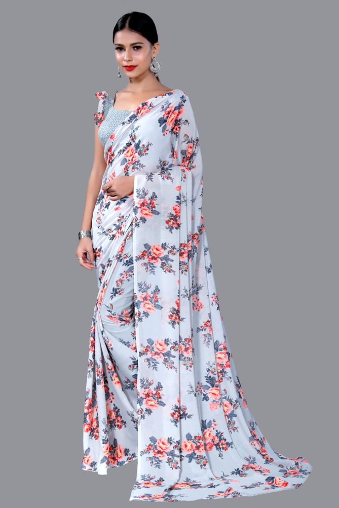 Anarika 25 Latest Fancy Regular Casual Wear Floral Printed Georgette Sarees Collection
