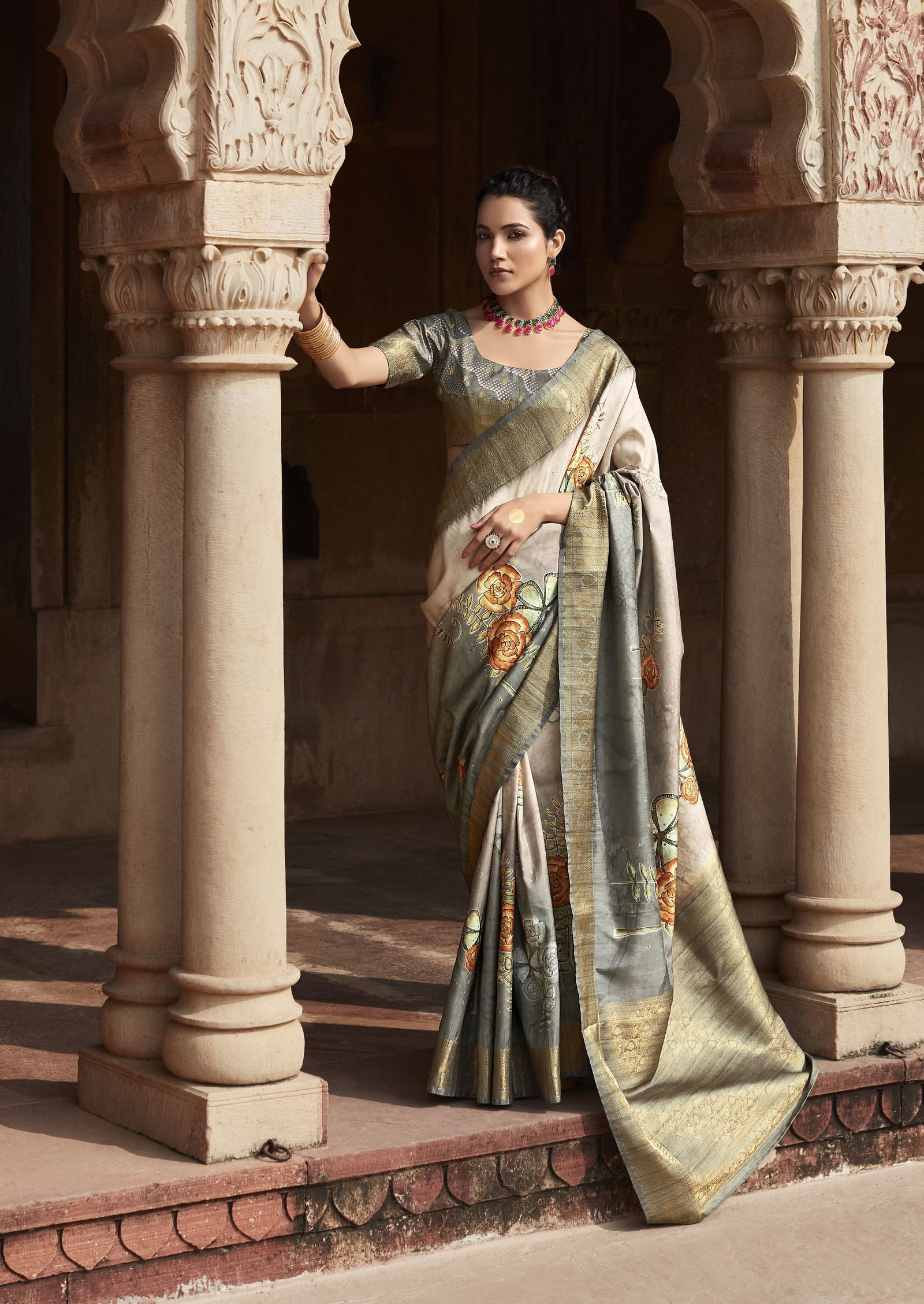 Kavya Silk By Rajpath Handloom Silk Fancy Saree Exporters In India