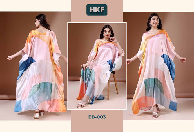 Everbloom Vol 1 By Hkf Soft Satin Fancy Kaftan Wholesale Shop In Surat