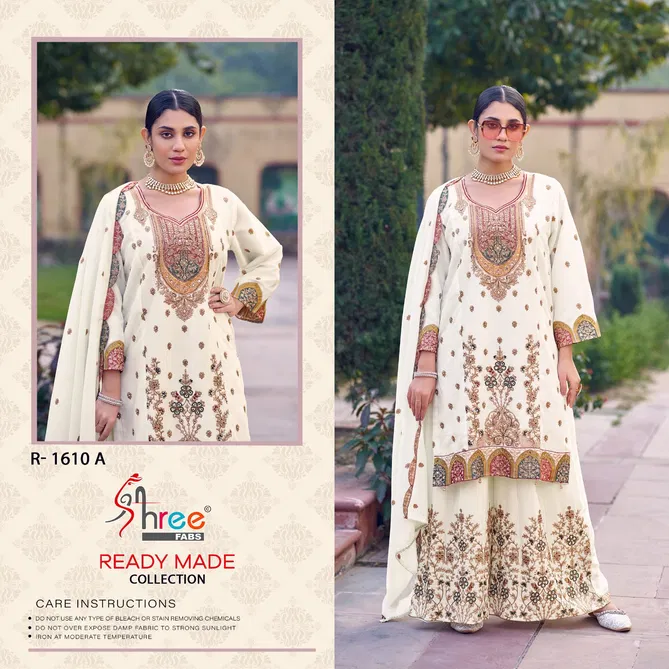 R 1610 By Shree Fabs Readymade Suits Wholesale Market In Surat