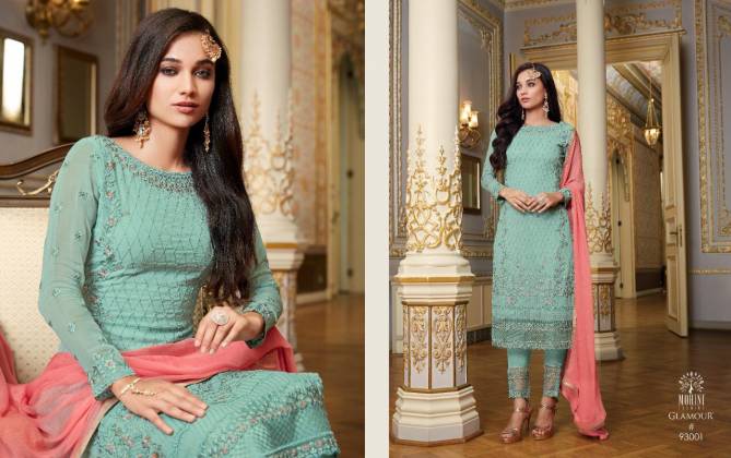 MOHINI GLAMOUR VOL-93 Latest Fancy Festive Wear Designer Georgette Embroidered Heavy Work Salwar Suit Collection