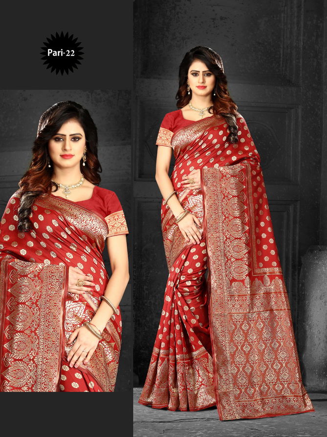 Sringar 6 Latest Heavy Banarasi Silk Printed Beautiful Designer Border Sarees Collection  