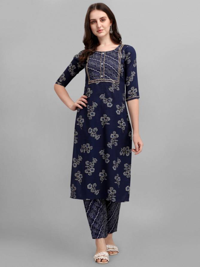 Vredevogel Aakashi Ethnic Wear Rayon Printed Ready Made Collection
