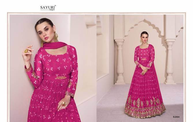 Sayuri Vartika Wedding Wear Embroidered Gown Catalog