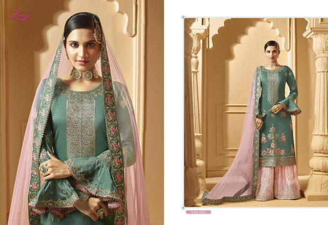 ZEEYA SUFI VOL-1 Latest Designer Heavy Wedding Wear Georgette With Inner Embroidery Work Fancy Salwar Suit Collection