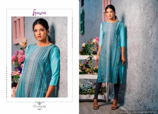 Psyna Pankhi Launch Of New Collection Of Latest Designer Printed Casual Wear Kurtis 
