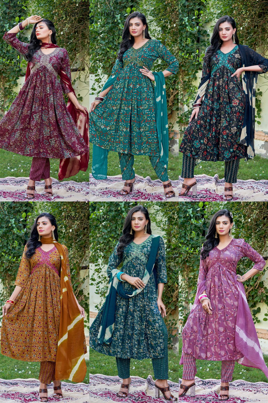 Aaliya Vol 10 Alia Cut Kurti With Bottom Dupatta Catalog