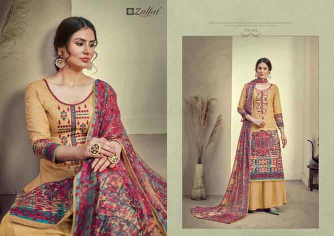 Zulfat Aakruti 2 Digital Printed Designer Pure Cotton Casual Wear Dress Material Collection
