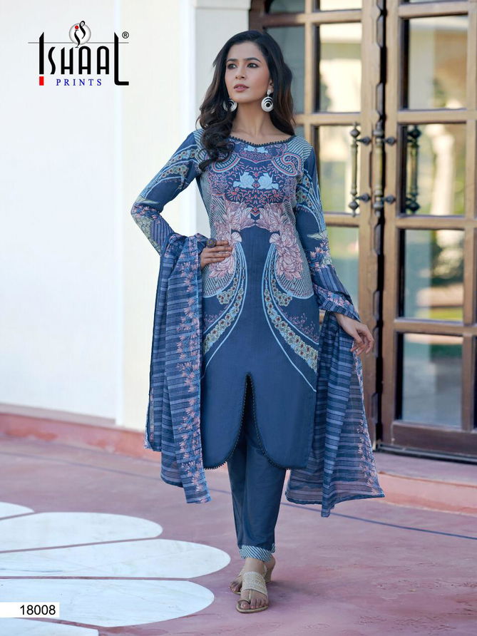 Ishaal Gulmohar 18 Latest Fancy Designer Pure Lawn Karachi Dress Material Collection
