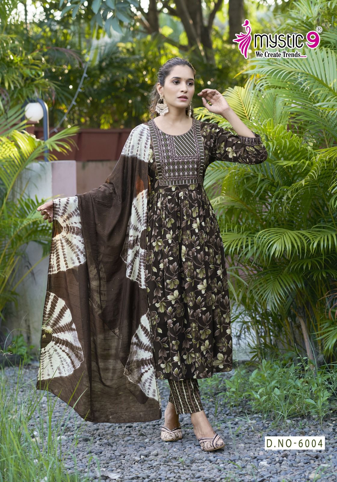 Shanaya Vol 6 By Mystic 9 Rayon Embroidery Kurti With Bottom Dupatta Orders In India