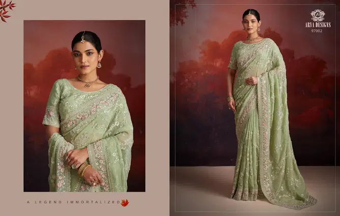 Swarna Vol 9 By Arya Designs Party Wear Saree Wholesale In India