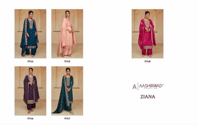 Aashirwad Ziana Premium Silk Designer Salwar Kameez Catalog