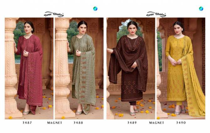 Your Choice Magnet Latest Heavy Festive Wear Dress Material Collection 
