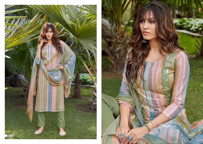 Sanna Khaani Printed With Fancy Work Casual Wear Salwar Kameez Collection
