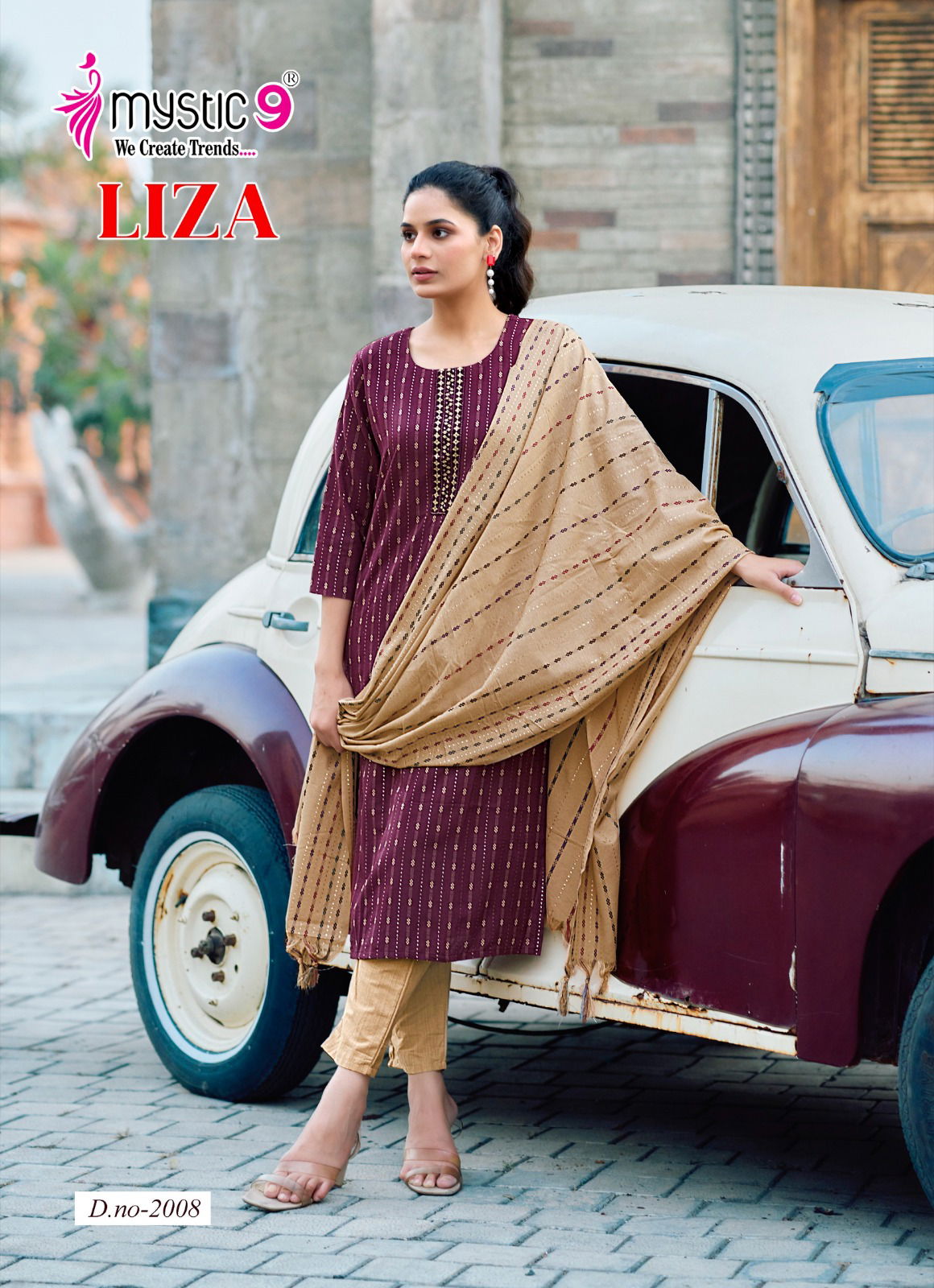 Liza Vol 2 By Mystic 9 Cotton Kurti With Bottom Dupatta Wholesale In Delhi