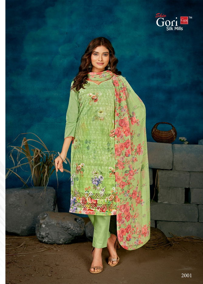 Gori Good News Vol 2 Exclusive Heavy Digital Printed Work Cotton Dress Material Collection 