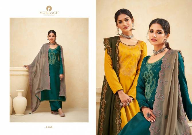 Aashirwad Mor Bagh Phool 9193 Series Heavy Festive Wear Silk Designer Salwar Kameez