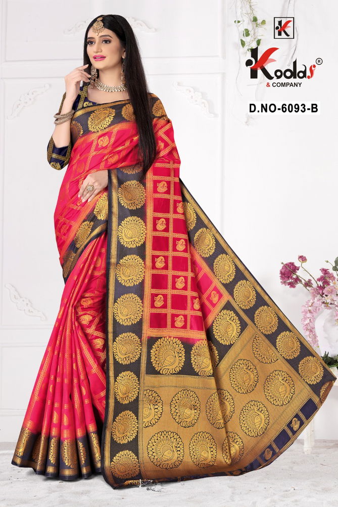 Myra 6093 Latest fancy Designer Festive Wear Banglory Silk Saree Collection
