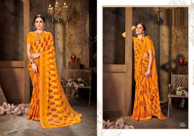 Rashna Designer Fancy Regular Wear Chiffon Printed Designer Saree Collection

