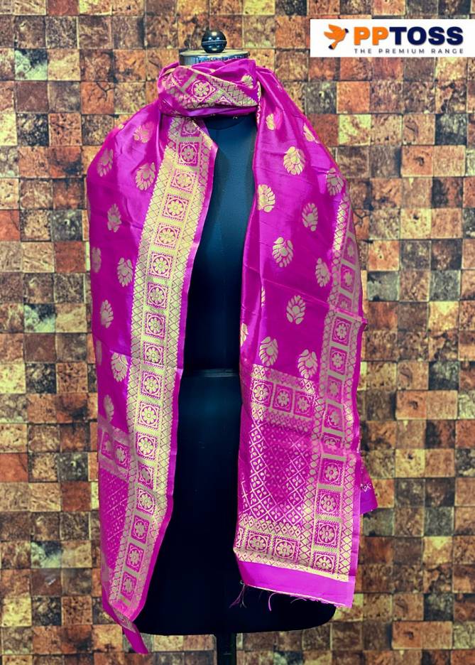 Pptoss Banarasi Silk Dupatta 12 Fancy Latest Designer Dupatta Collection