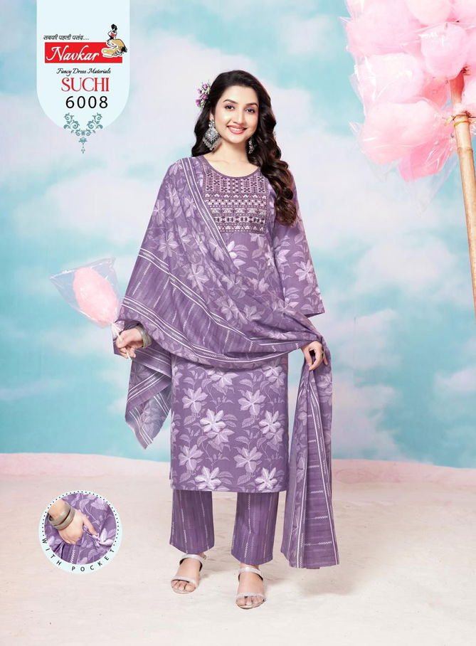 Suchi Vol 6 By Navkar Cambric Cotton Kurti With Bottom Dupatta Orders In India