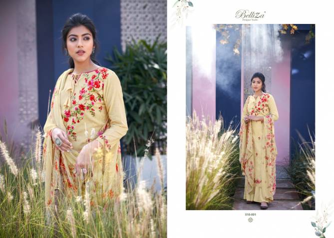 Belliza Helix Latest Fancy Regular Wear Digital Printed Designer Pure Cotton Dress Material Collection