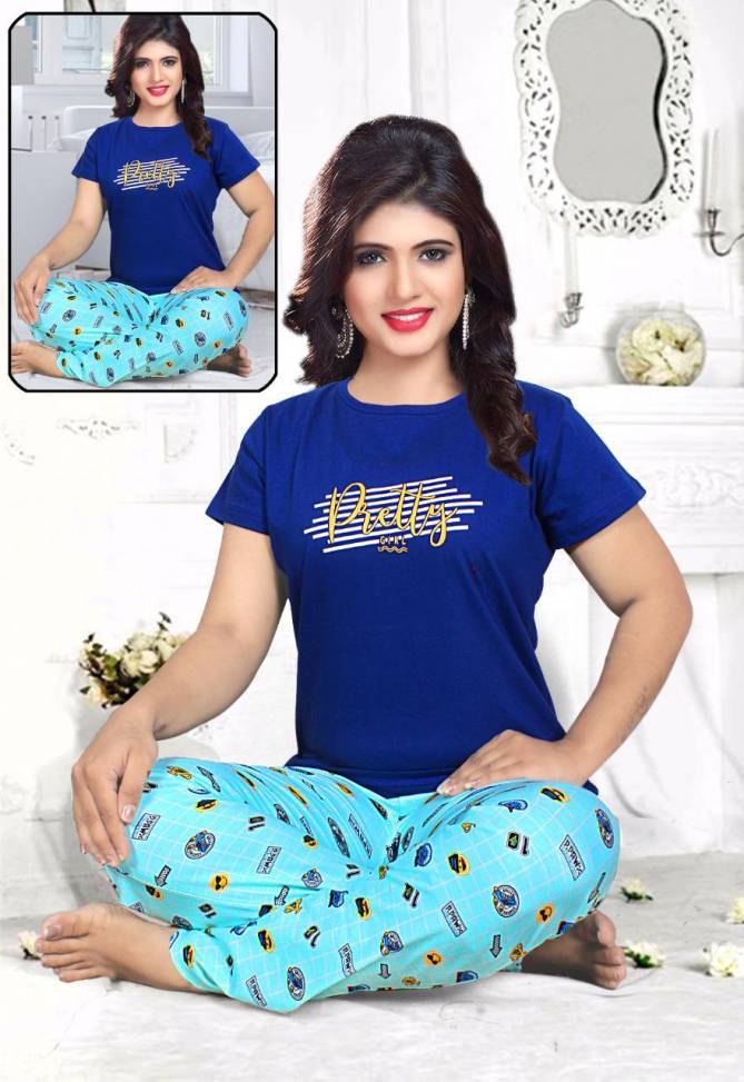 Trendy 5023 Hosiery Cotton Latest Collection Of Night Wear 