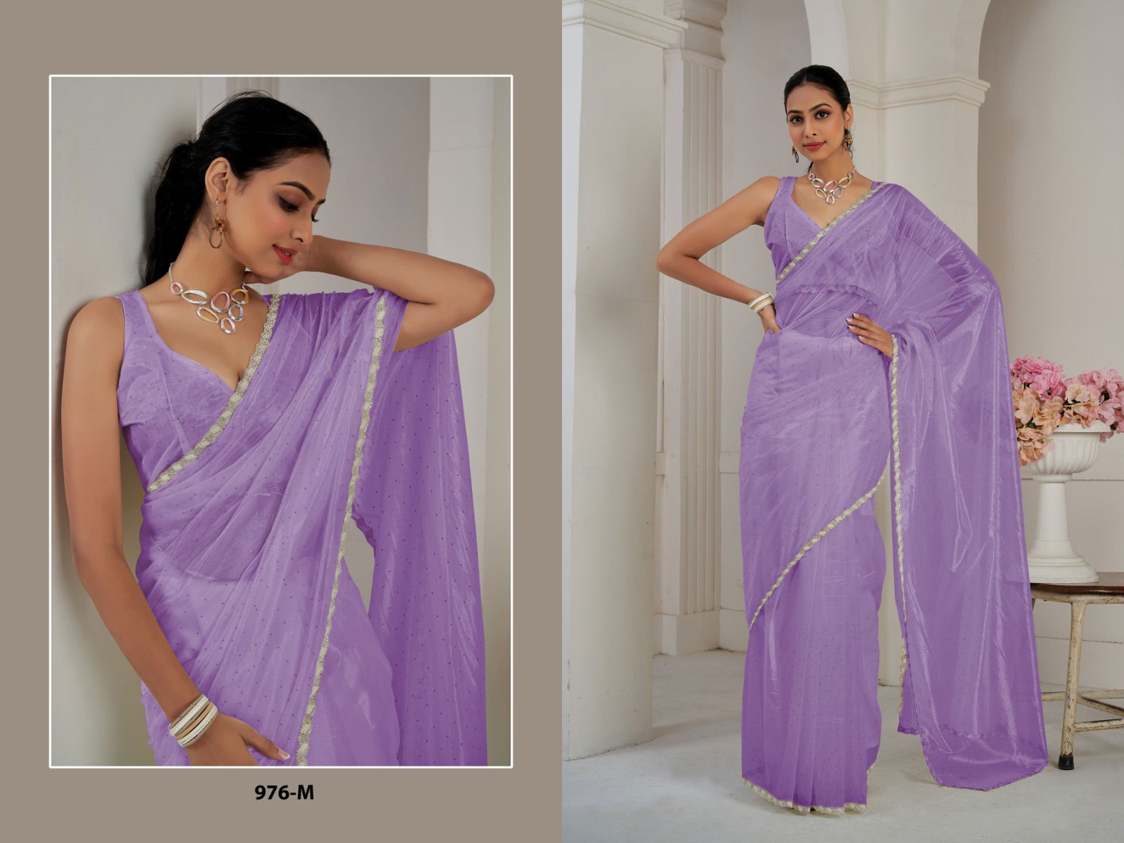 Mehek 976 A TO M Organza Designer Party Wear Sarees Suppliers In India